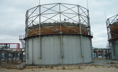 VCM Gas Holder at a Certain Facility