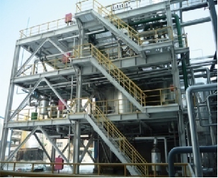 A corner of a PVC polymerization unit 1