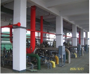 A corner of a PVC polymerization unit 2